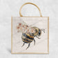 Floral Bee Eco-Friendly Jute Bag