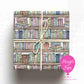 Book Lover Wrapping Paper – Bookshelf Gift Wrap – Reading & Teacher Wrapping Paper for Bookworms and Bibliophiles