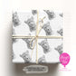 Personalised Cheetah Wrapping Paper –Custom Name Gift Wrap for Birthday, Retirement ,  & Any Special Occasion,   Animal Gift Wrap , From £2.99