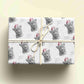 Personalised Sketchy Cheetah Christmas Wrapping Paper – Unique, Custom Gift Wrap