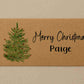 Personalised Christmas Tree Christmas Envelope – Perfect for Gifting Money, Vouchers & Gift Cards
