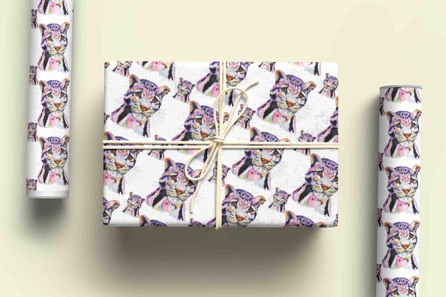 Clouded Leopard Wrapping Paper