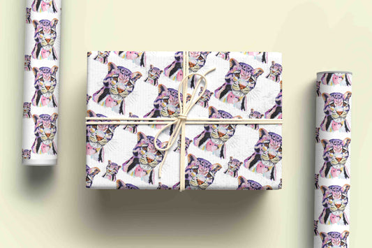 Clouded Leopard Wrapping Paper
