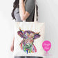 Colourful Dexter Cow Design Tote Bag – Charming & Eco-Friendly
