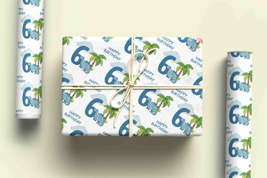 Dinosaur Wrapping Paper - Ages 1 - 9
