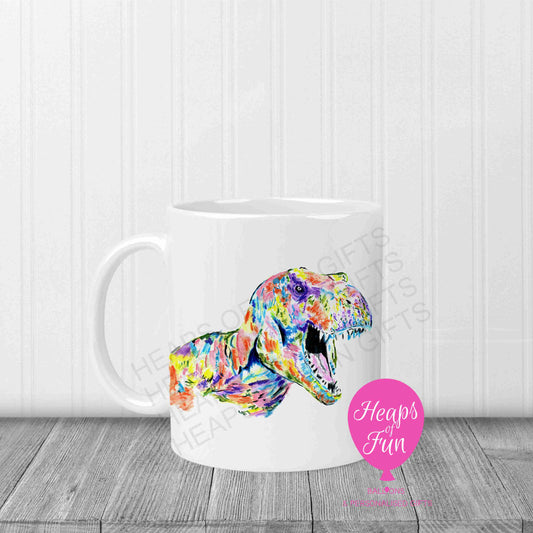 Dinosaur Design Mug – Fun Prehistoric Illustration | Gift for Dino Lovers