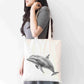 Personalised Sketchy Dolphin Design Tote Bag | Custom Gift
