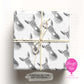 Personalised donkey wrapping paper with custom name farm animal gift wrap design