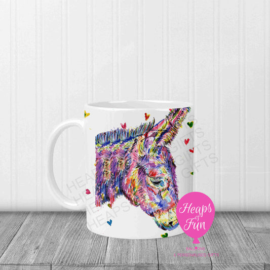 Donkey Design Mug – Cute Farm Animal Illustration | Gift for Donkey Lovers