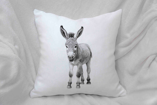 Sketchy Donkey Cushion