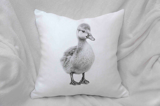 Sketchy Duckling Cushion