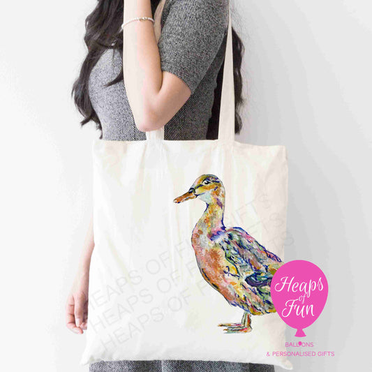 Colourful Duck Design Tote Bag – Playful, Practical & Eco-Friendly