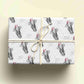 Personalised Sketchy Elephant Christmas Wrapping Paper – Unique, Custom Gift Wrap