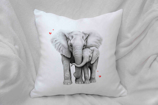 Sketchy Elephant Cushion