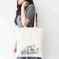 Personalised Sketchy Farm Yard Animal Design Tote Bag | Custom Gift