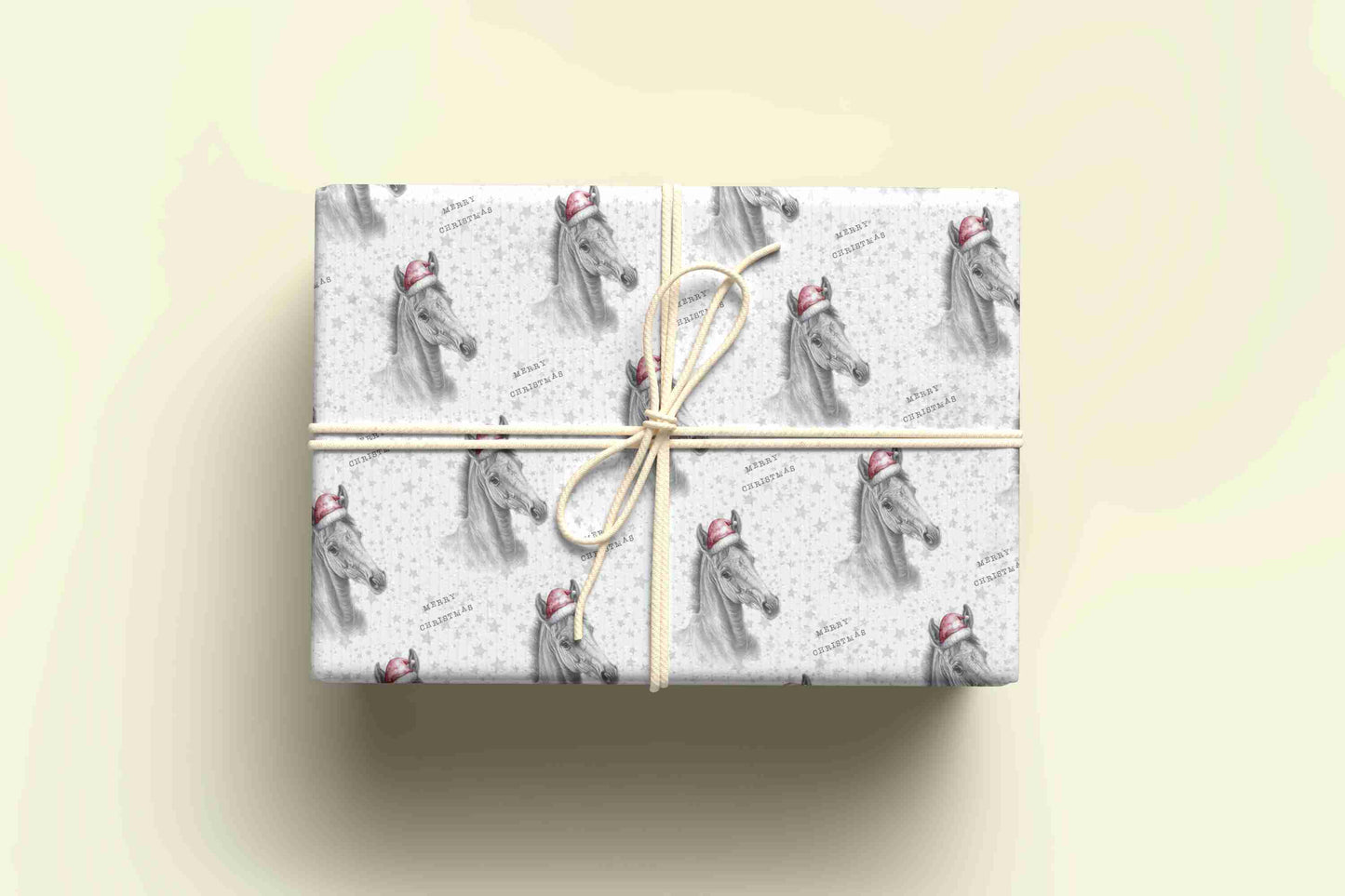 Personalised Sketchy Foal Christmas Wrapping Paper – Unique, Custom Gift Wrap