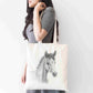 Personalised Sketchy Foal Design Tote Bag | Custom Gift