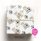 Personalised Football Wrapping Paper – Football Trophy Birthday Gift Wrap (Custom Name & Colour Options)