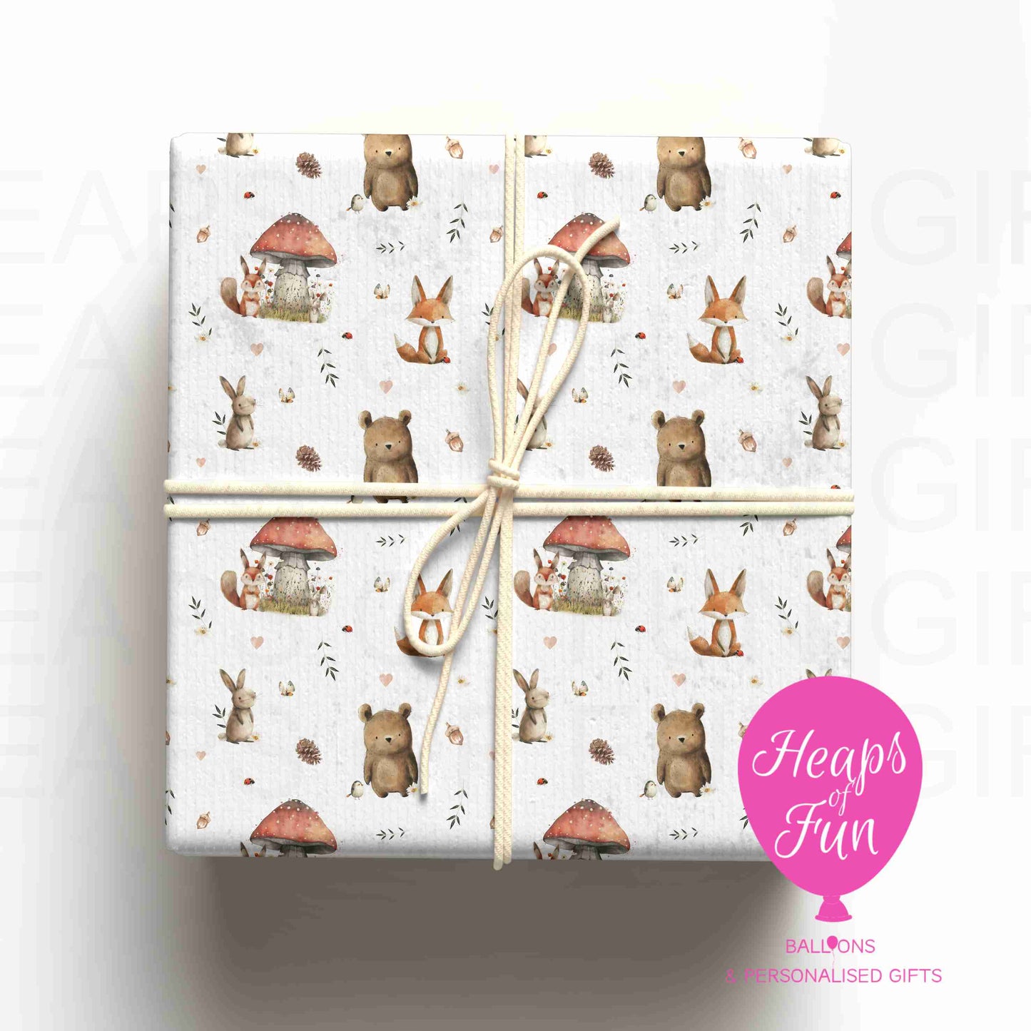 Woodland Animal Wrapping Paper – Forest Friends Gift Wrap