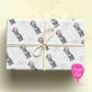 Personalised Fox Christmas Wrapping Paper – Custom Name Gift Wrap