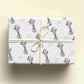 Personalised Sketchy Giraffe Christmas Wrapping Paper – Unique, Custom Gift Wrap