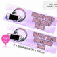 Personalised Gaming Banner- Pink & Purple – 3 Controller Designs Available