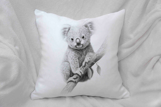 Sketchy Koala Bear Cushion