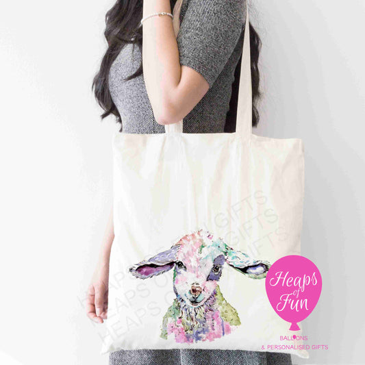 Colourful Lamb Design Tote Bag – Adorable, Soft & Eco-Friendly