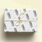 Personalised Sketchy Lioness Christmas Wrapping Paper – Unique, Custom Gift Wrap