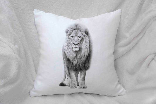 Sketchy Lion Cushion
