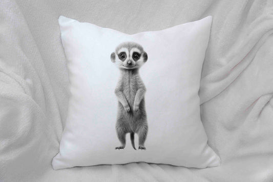 Sketchy Meerkat Cushion