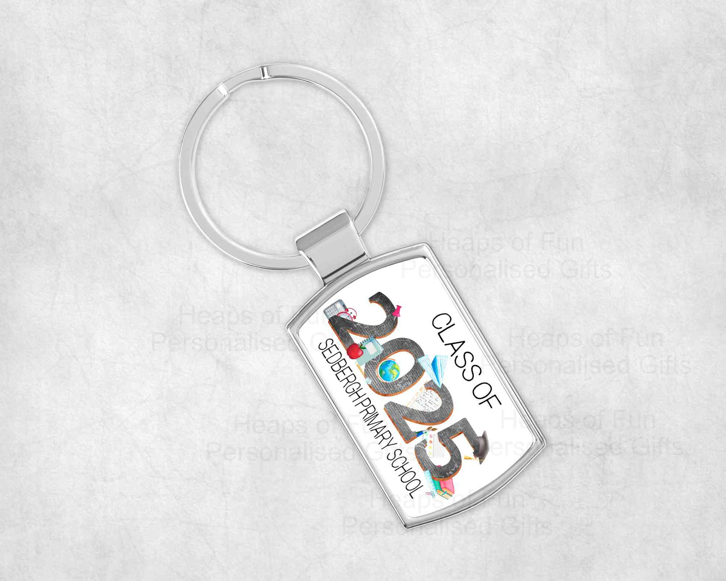 Class of 2025 Metal Keyring