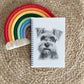 Sketchy Minature Schnauzer Dog Notebook