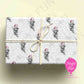 Personalised Monkey Christmas Wrapping Paper – Custom Name Gift Wrap