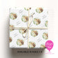 Personalised Monkey Wrapping Paper – Custom Age Birthday Gift Wrap for Kids – Jungle Safari Party Paper