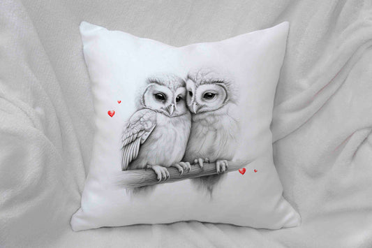 Sketchy Owl Cushion