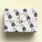 Personalised Sketchy Panda Christmas Wrapping Paper – Unique, Custom Gift Wrap