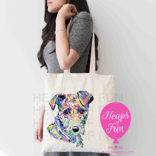 Personalised Patterdale Terrier Tote Bag | Custom Dog Lover Gift