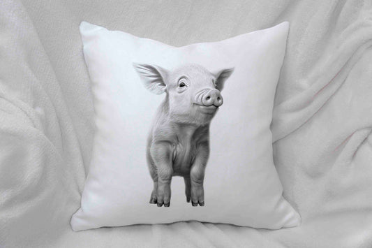 Sketchy Pig Cushion