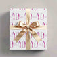 40th Birthday Wrapping Paper - Pink or Blue