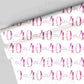 40th Birthday Wrapping Paper - Pink or Blue