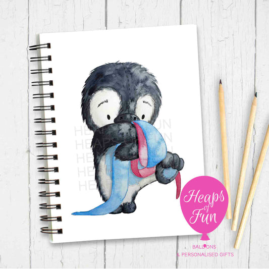 Pink & Blue Ribbon Awareness Notebook – Penguin Design Journal