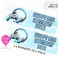 Personalised Gaming Banner- Blue – 3 Controller Designs Available