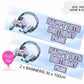 Personalised Gaming Banner- Purple & Blue – 3 Controller Designs Available
