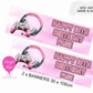 Personalised Gaming Banner- Pink – 3 Controller Designs Available