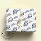 Personalised Gaming Birthday Wrapping Paper – Gamer Gift Wrap with Name – Video Game Wrapping Paper for Kids & Teens - PURPLE/BLUE