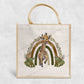 Safari Giraffe Rainbow Eco-Friendly Jute Bag