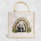 Safari Panda Rainbow Eco-Friendly Jute Bag