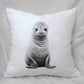 Sketchy Seal Cushion