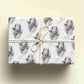 Personalised Sketchy Sleeping Bat Christmas Wrapping Paper – Unique, Custom Gift Wrap